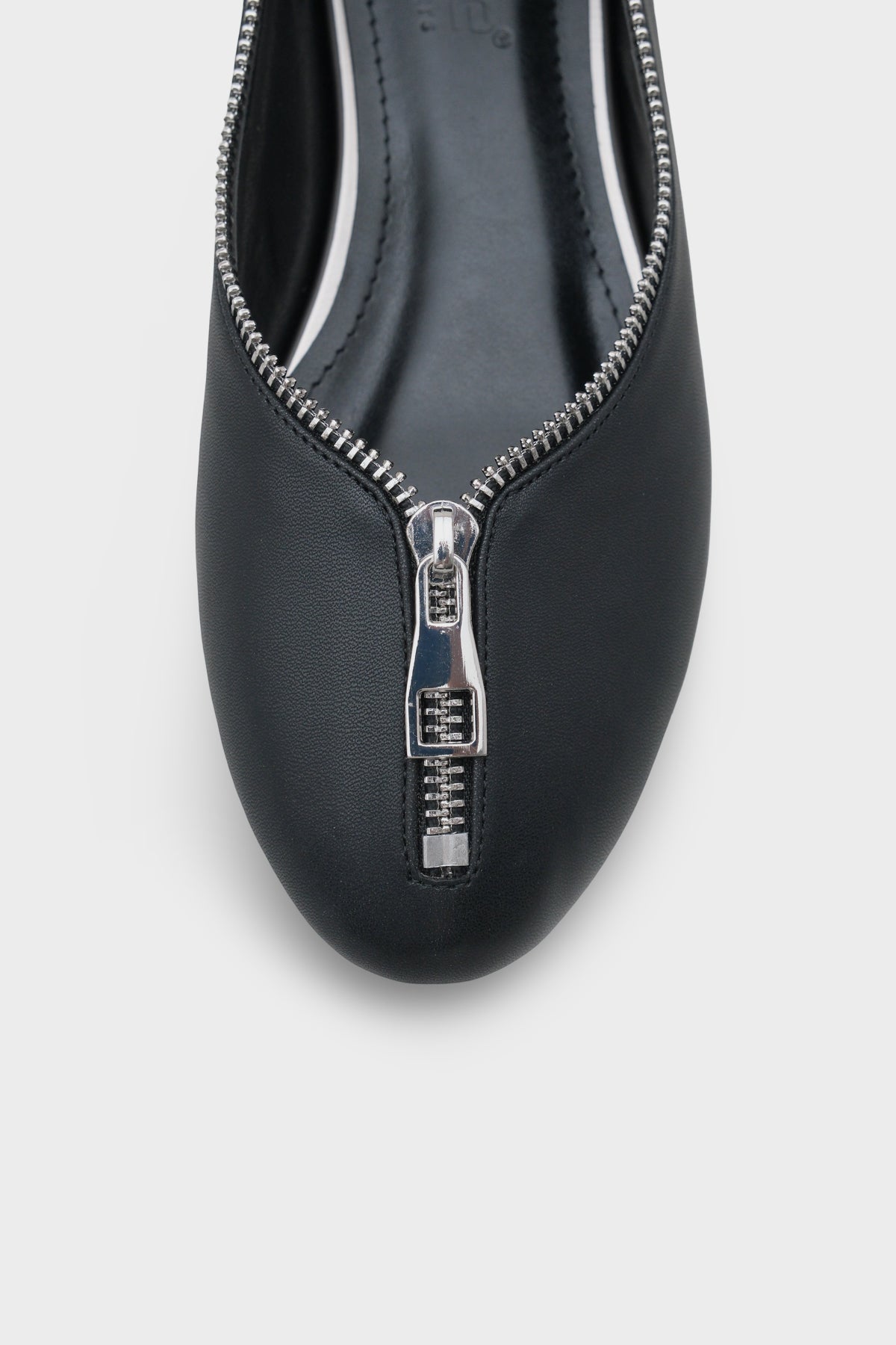 Laurella Kısa Topuklu Fermuarlı Kadın Babet