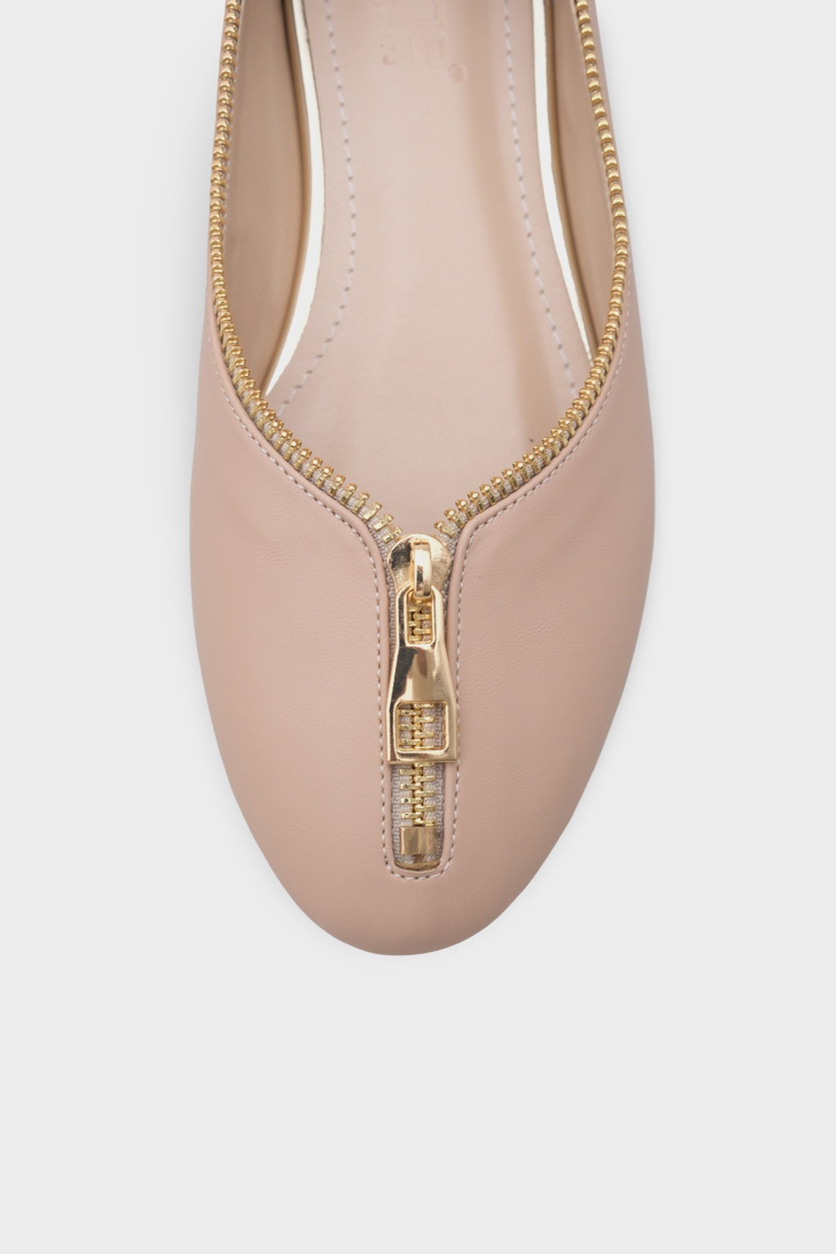 Laurella Kısa Topuklu Fermuarlı Kadın Babet