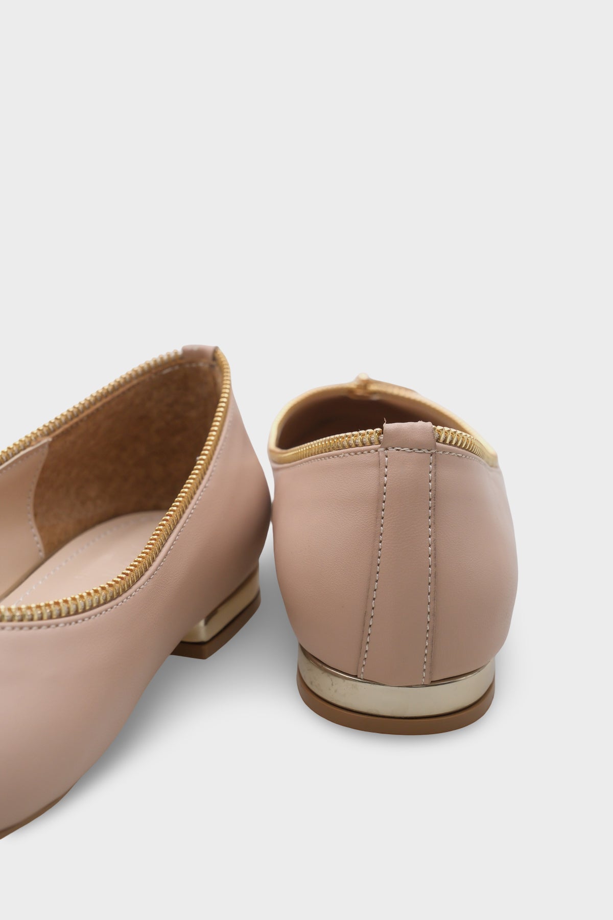 Laurella Kısa Topuklu Fermuarlı Kadın Babet