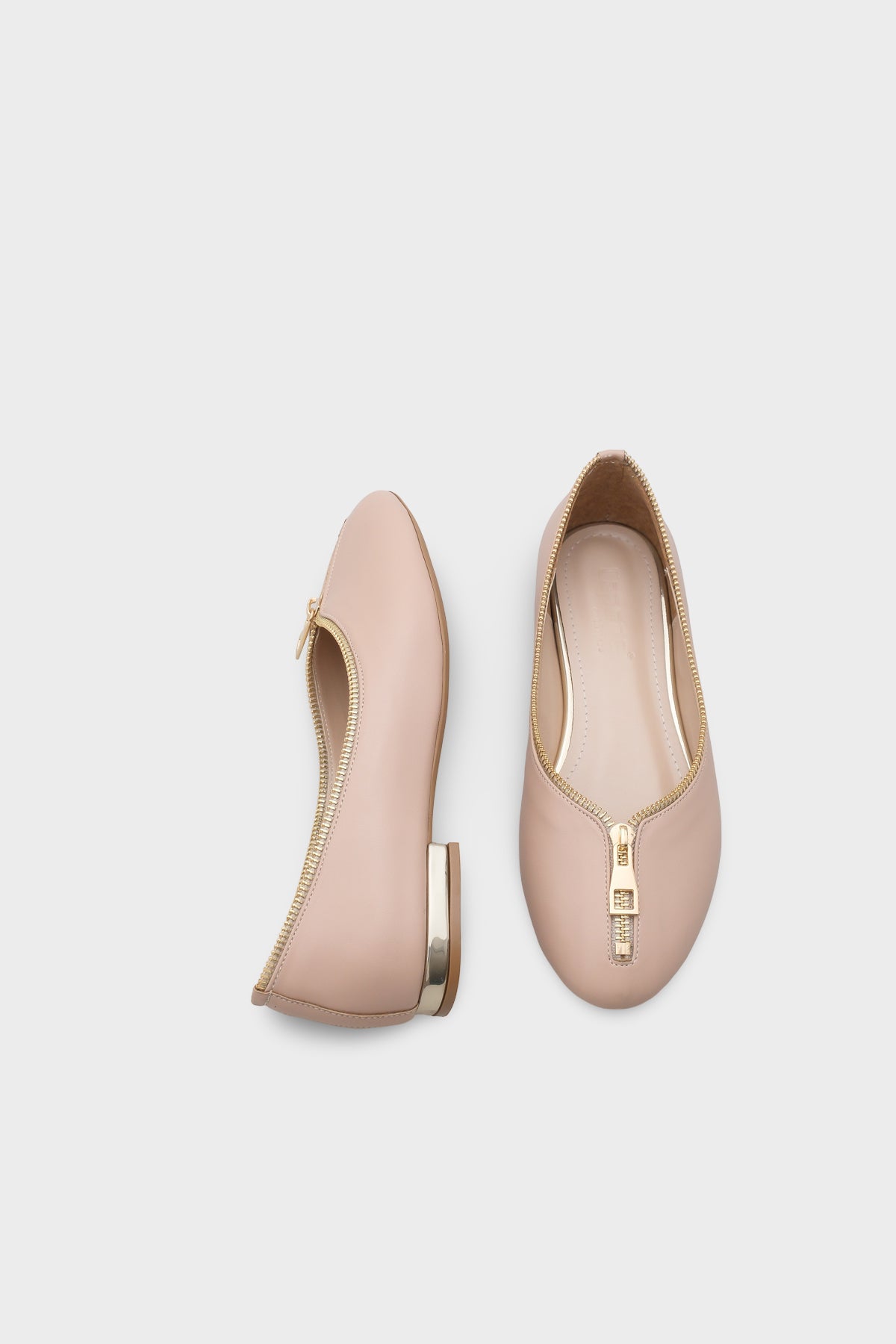 Laurella Kısa Topuklu Fermuarlı Kadın Babet