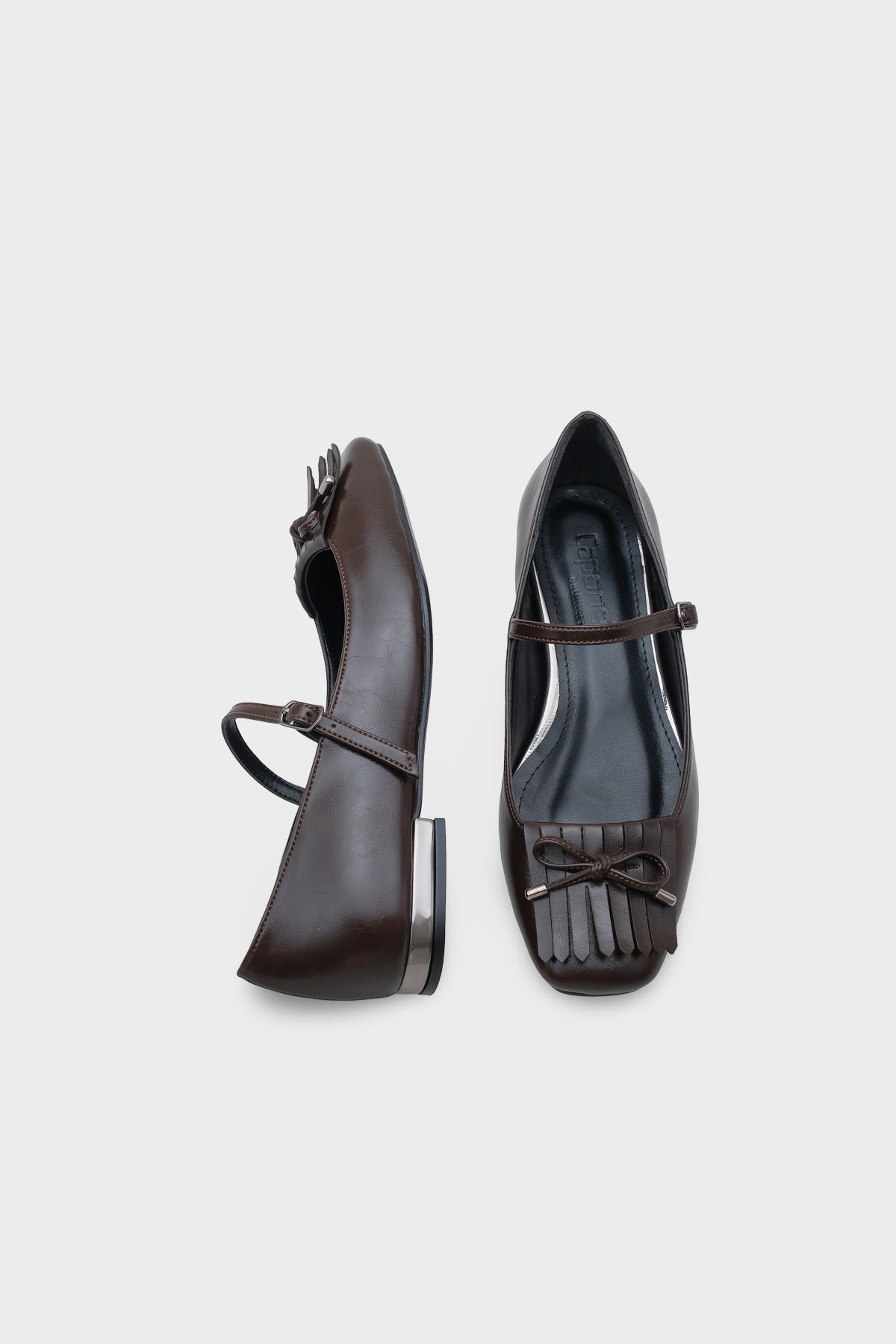 Kelsy Küt Burunlu Püsküllü Kısa Topuklu Kadın Babet