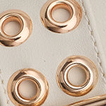 Krissie Sivri Burunlu Kısa Topuklu Metal Aksesuarlı Kadın Babet