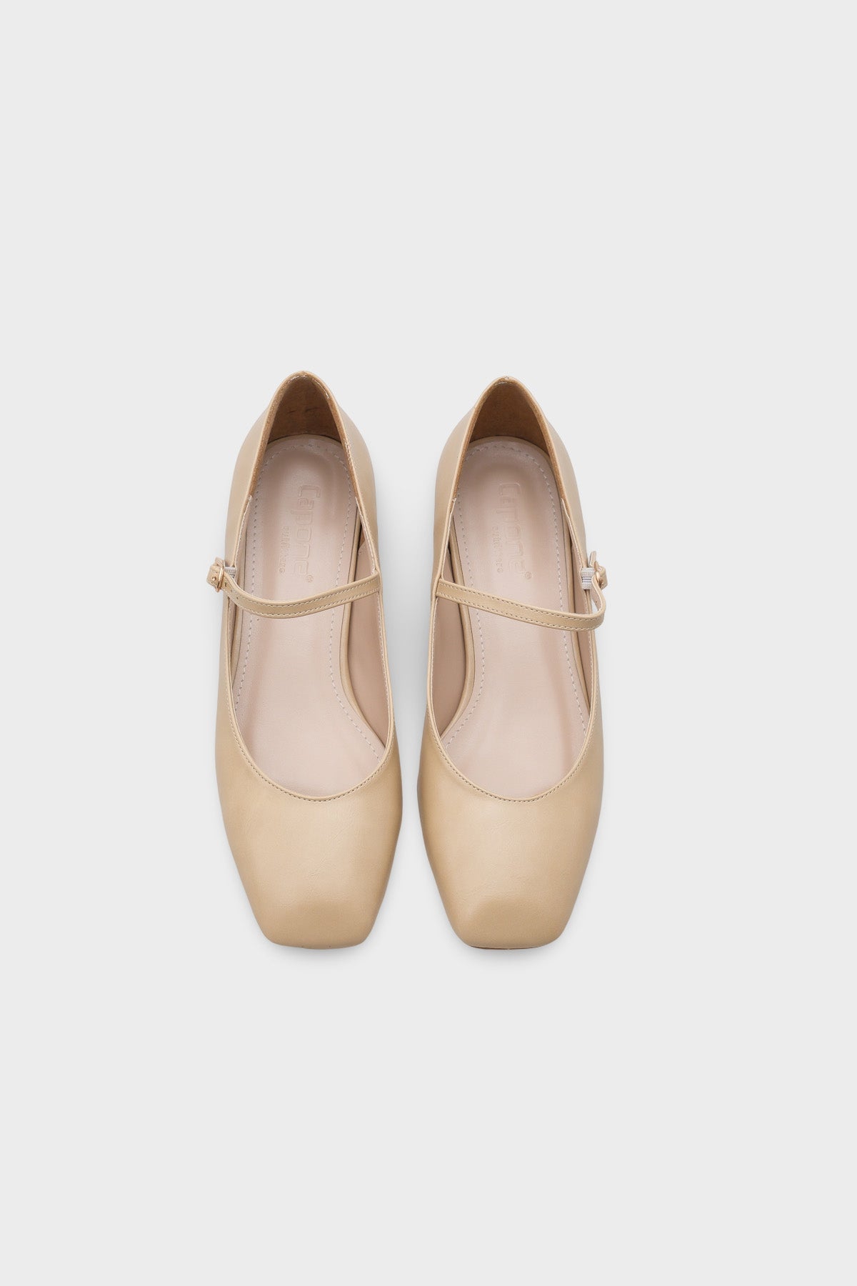 Darline Kısa Topuklu Küt Burunlu Bantlı Mary Jane Kadın Ayakkabı