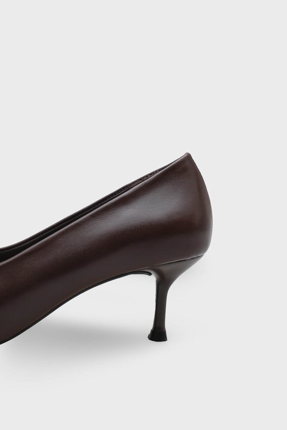 Merle Sivri Burunlu Hakiki Deri Astarlı Stiletto