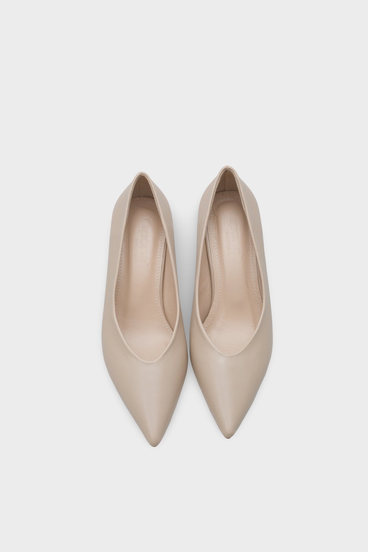 Merle Sivri Burunlu Hakiki Deri Astarlı Stiletto