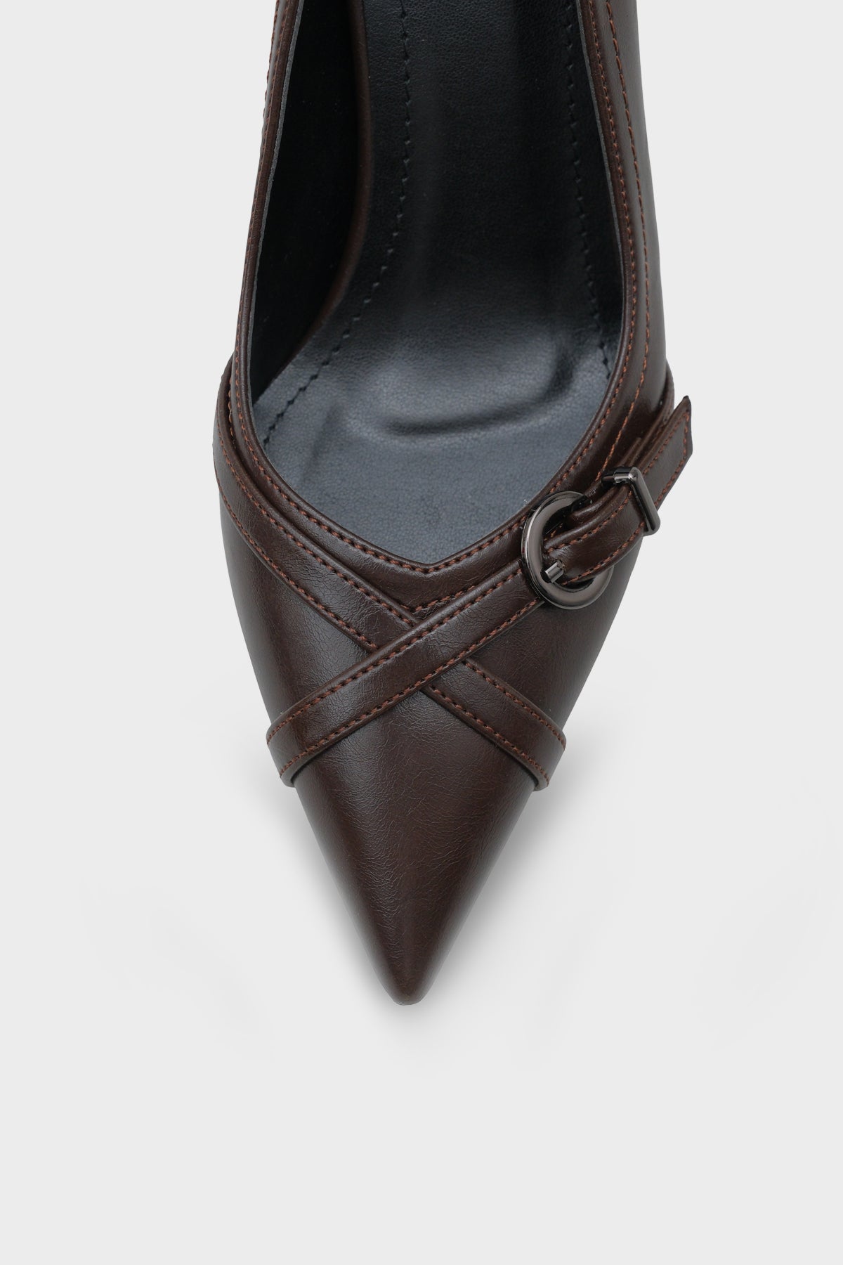 Elysee Orta Topuklu Tokalı Günlük Şık Topuklu Ayakkabı