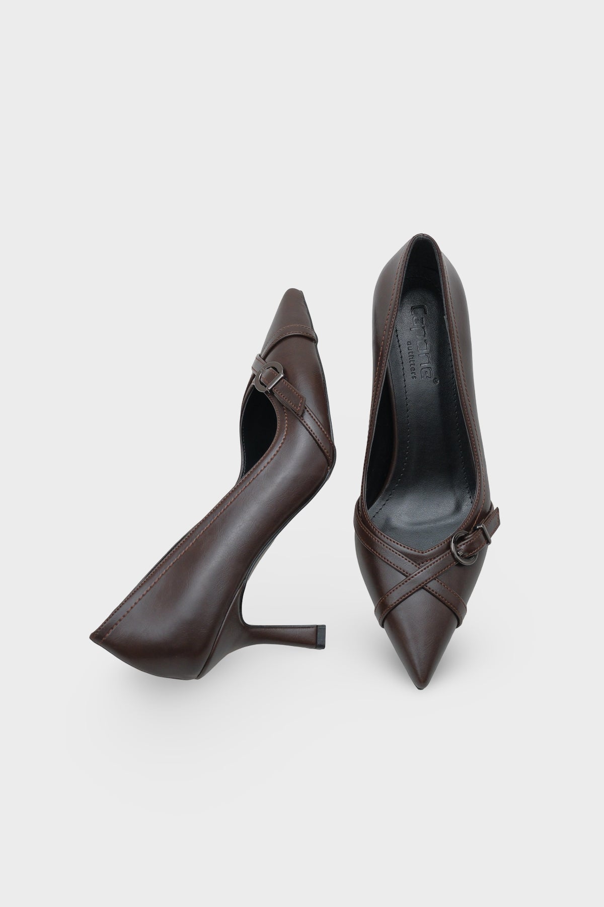 Elysee Orta Topuklu Tokalı Günlük Şık Topuklu Ayakkabı