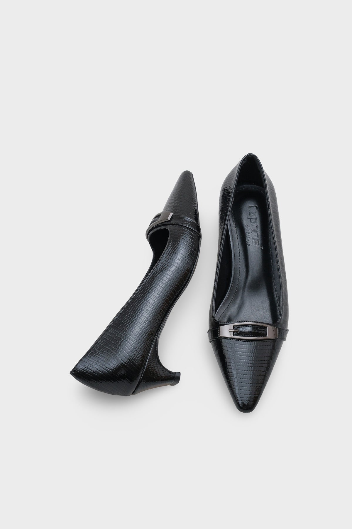 Jodi Metal Aksesuarlı Kısa Topuklu Kadın Ayakkabı