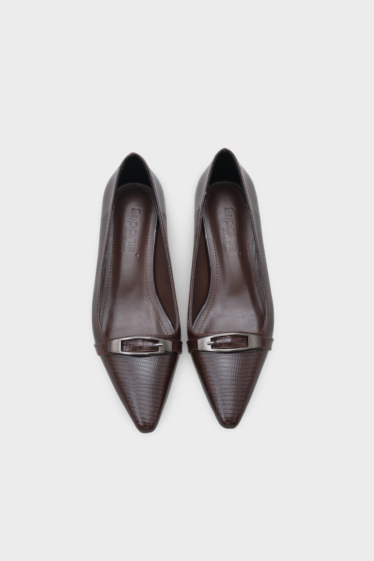 Jodi Metal Aksesuarlı Kısa Topuklu Kadın Ayakkabı