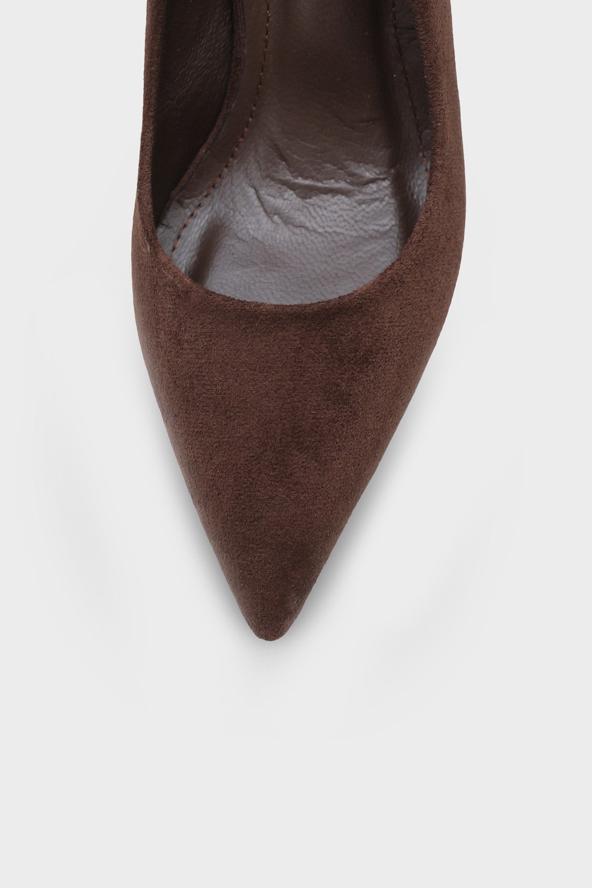 Rhonda Orta Topuklu Günlük Şık Astar Hakiki Deri Stiletto