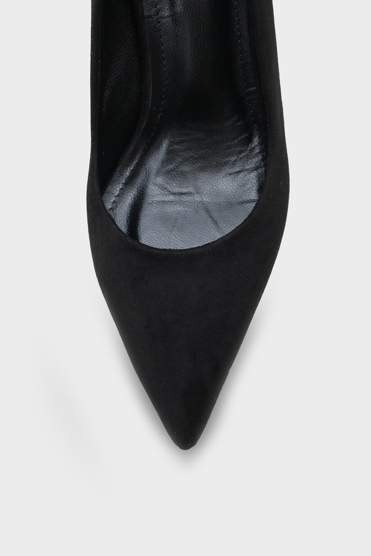 Rhonda Orta Topuklu Günlük Şık Astar Hakiki Deri Stiletto