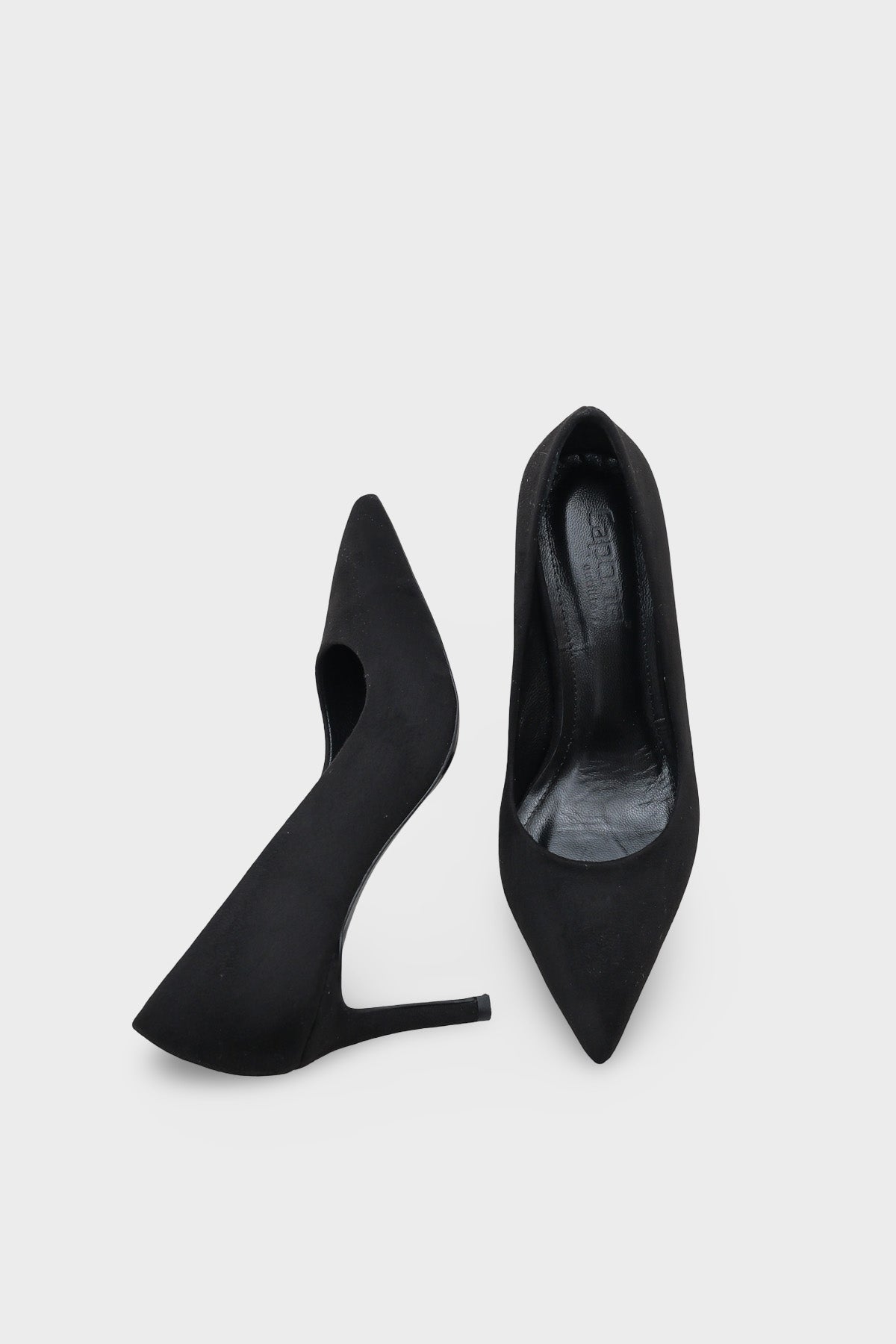 Rhonda Orta Topuklu Günlük Şık Astar Hakiki Deri Stiletto