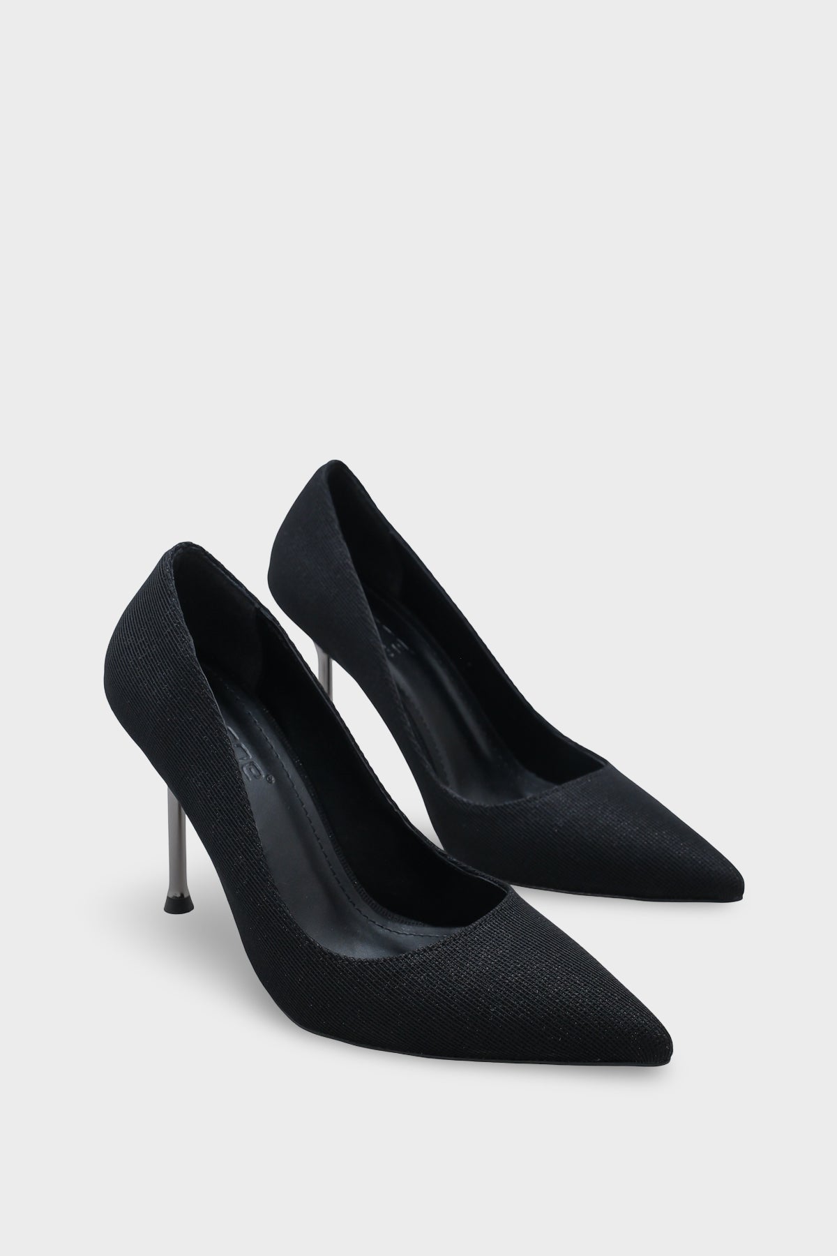 Lulu Metal Orta Topuklu Stiletto