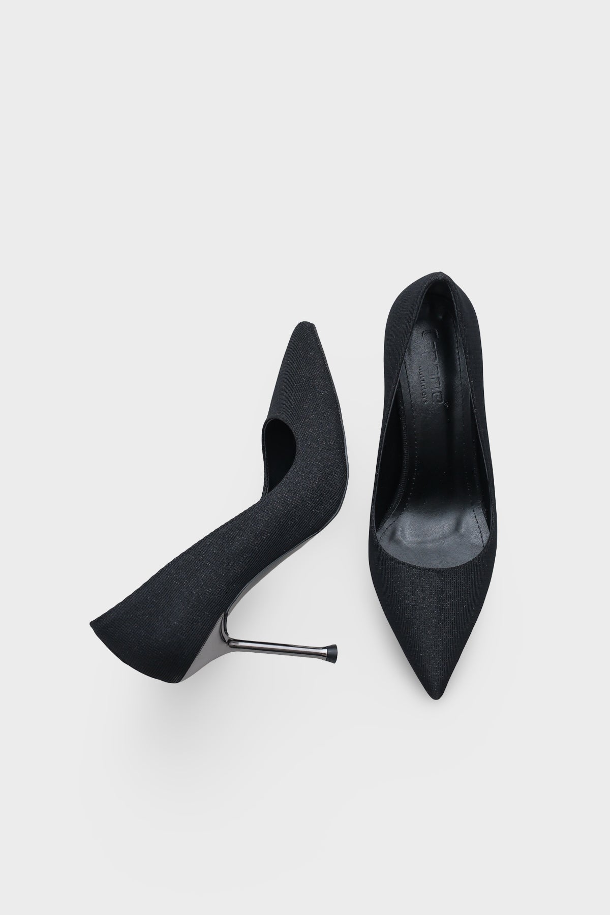 Lulu Metal Orta Topuklu Stiletto