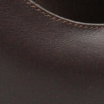 Steffi Hakiki Deri Sivri Burunlu Orta Topuklu Yandan Tokalı Arkası Açık Kadın Ayakkabı