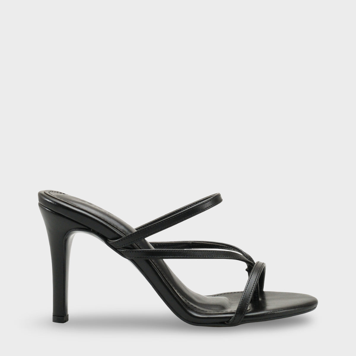 Vinnie Yuvarlak Burunlu Orta Topuklu Parmak Arası Şık Kadın Terlik