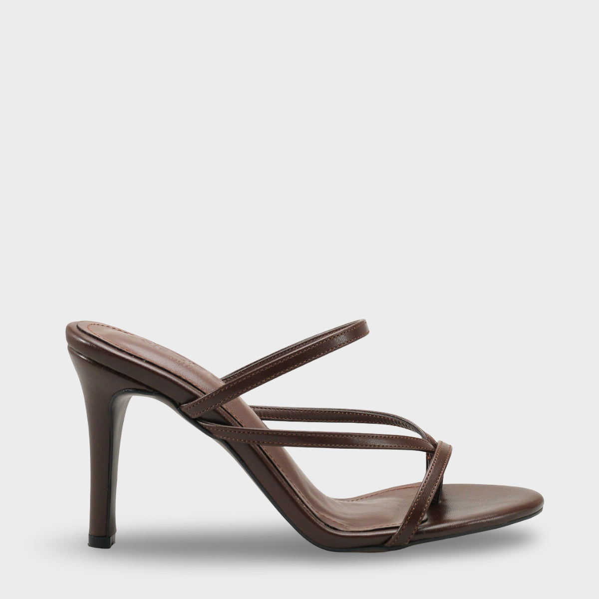 Vinnie Yuvarlak Burunlu Orta Topuklu Parmak Arası Şık Kadın Terlik