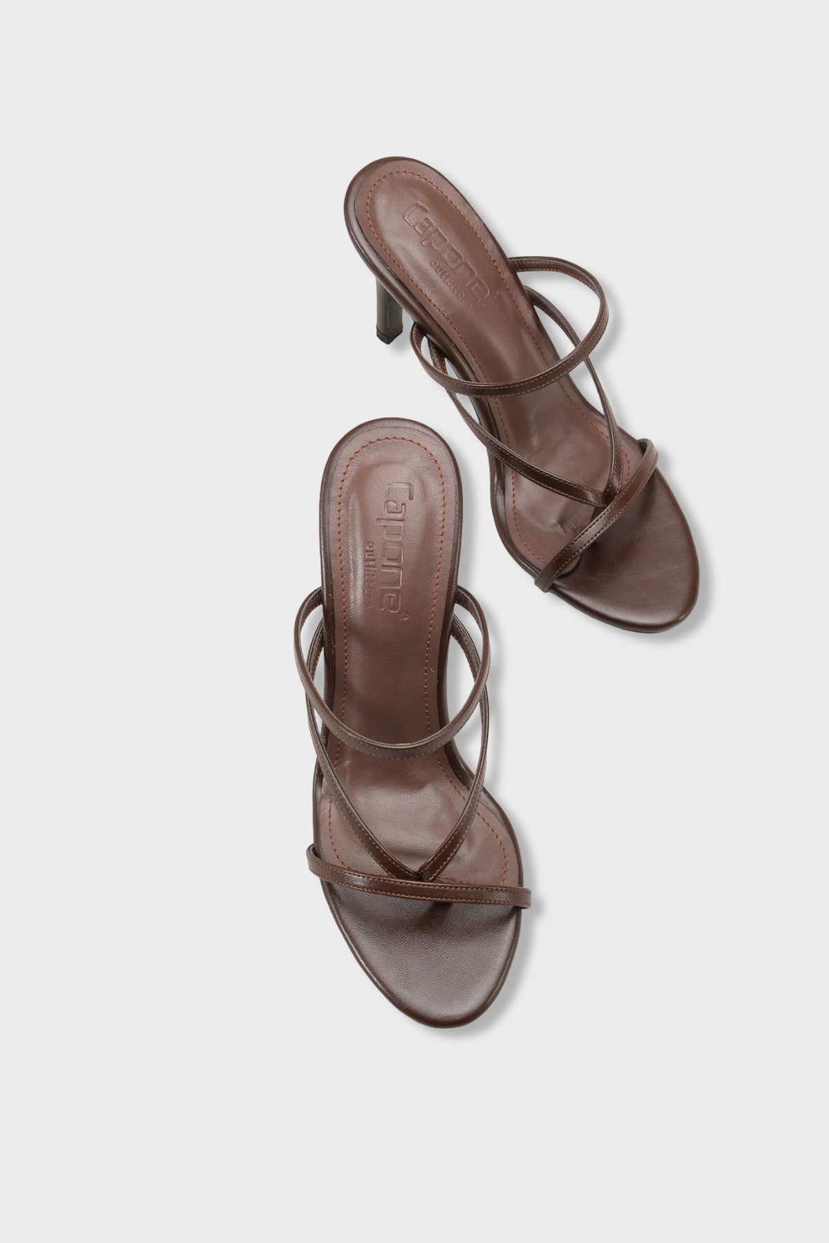 Vinnie Yuvarlak Burunlu Orta Topuklu Parmak Arası Şık Kadın Terlik