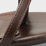 Vinnie Yuvarlak Burunlu Orta Topuklu Parmak Arası Şık Kadın Terlik