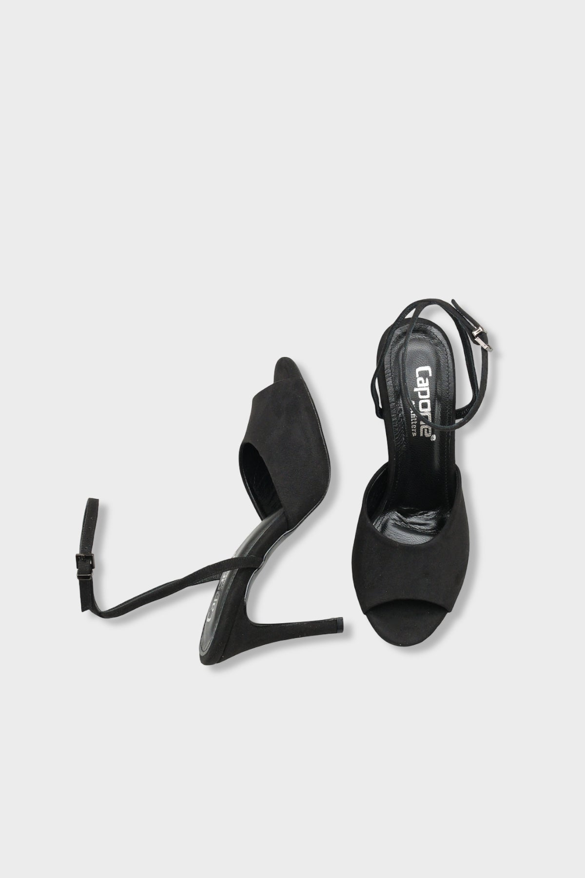 Kenna Hakiki Deri Astarlı Yuvarlak Burunlu Orta Topuklu Bilekten Bantlı Süet Görünümlü Kadın Ayakkab