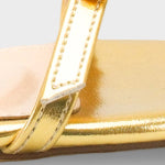 Gerda Yuvarlak Burunlu Çift Tokalı Orta Topuklu Şık Kadın Terlik