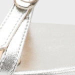 Gerda Yuvarlak Burunlu Çift Tokalı Orta Topuklu Şık Kadın Terlik