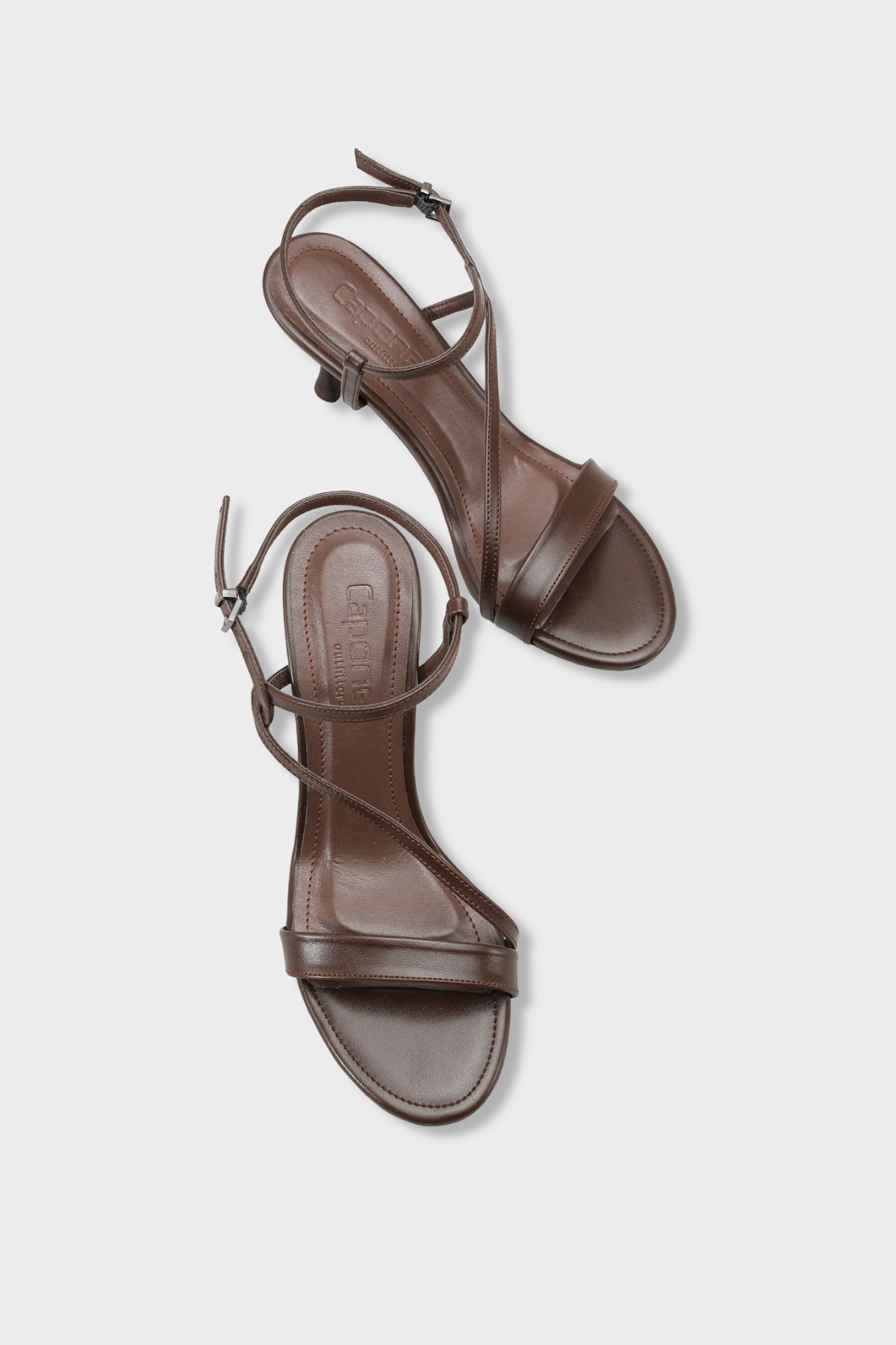 Corilla Yuvarlak Burunlu Orta Topuklu Bilekten Bantlı Kadın Şık Ayakkabı