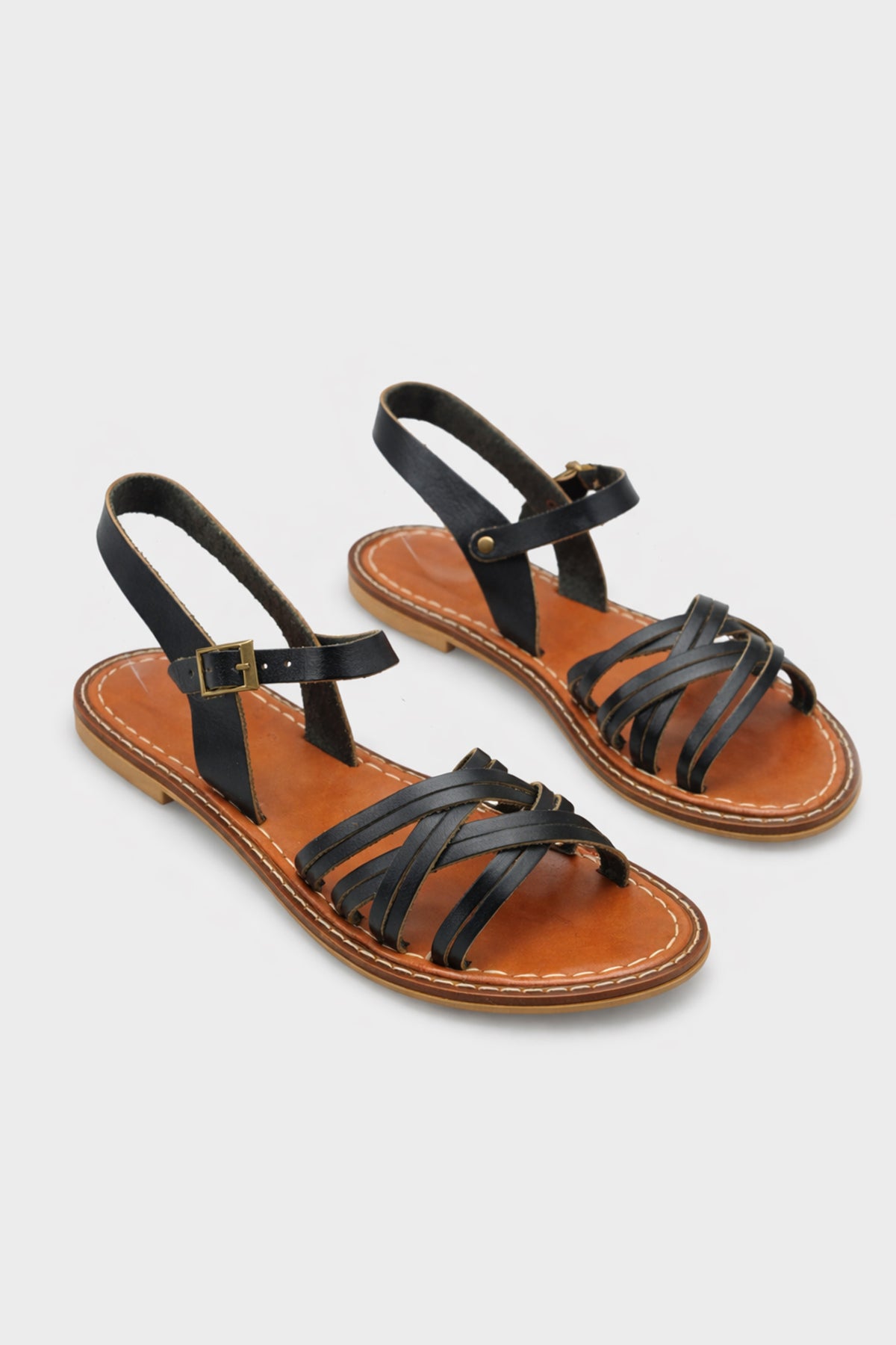 Darya 830 Hakiki Deri Kadın Bodrum Sandalet