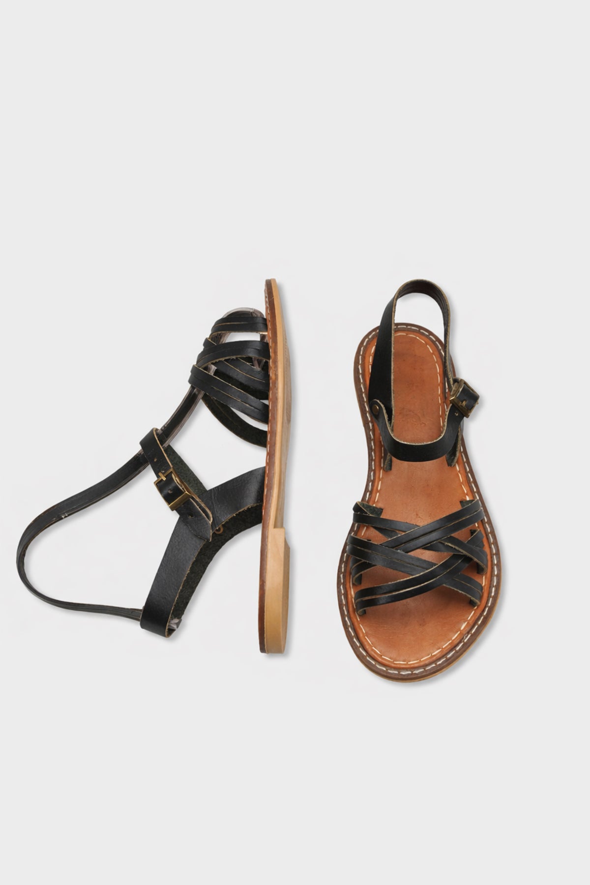 Darya 830 Hakiki Deri Kadın Bodrum Sandalet