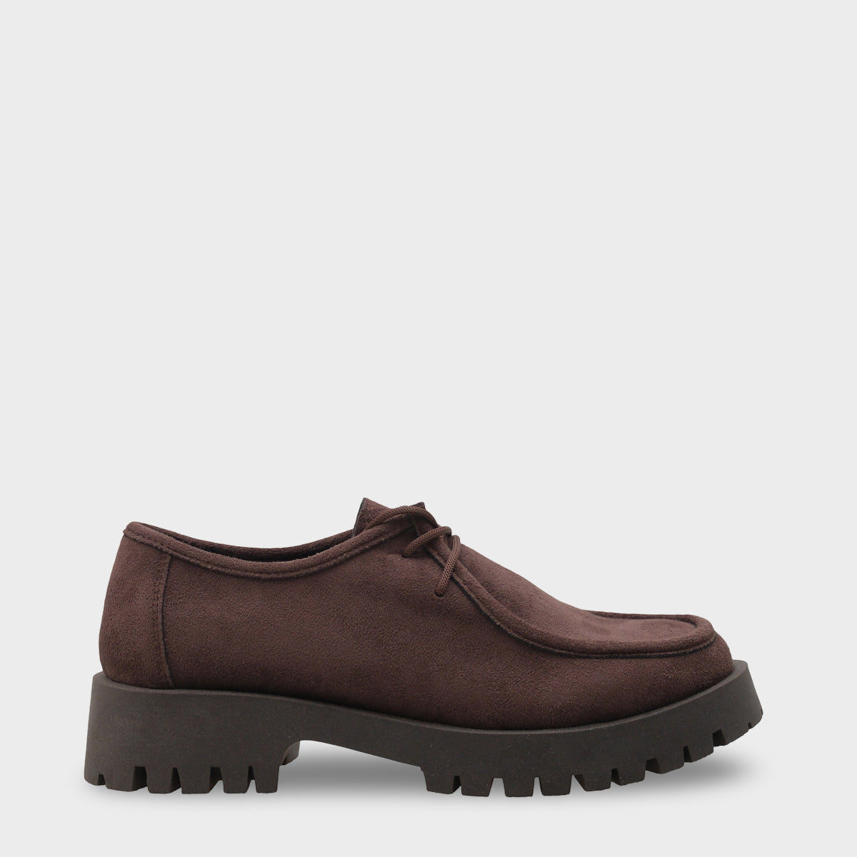Trak Tabanlı Süet Kadın Loafer Ayakkabı