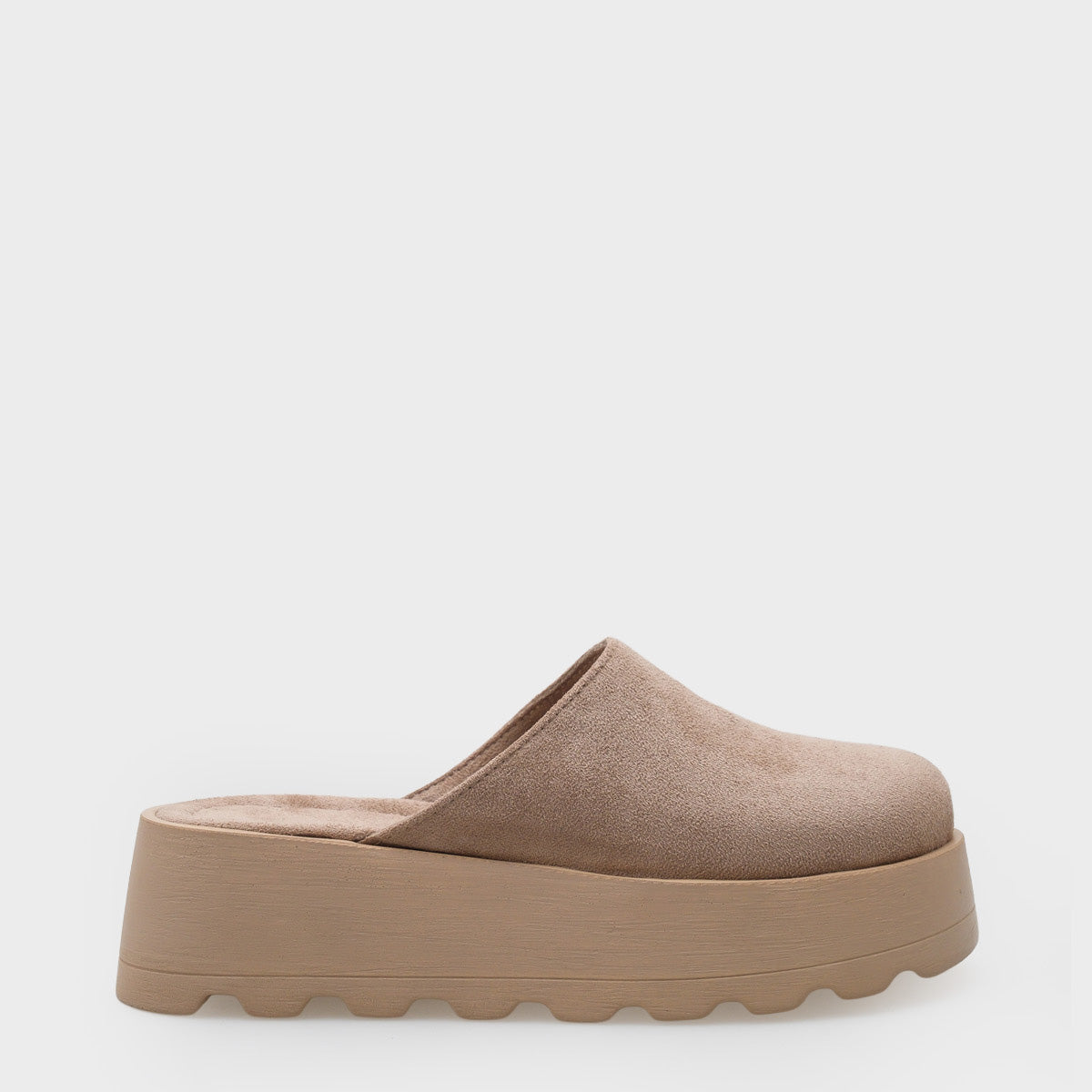 Marlyn Kürklü Süet Görünümlü Kadın Sabo