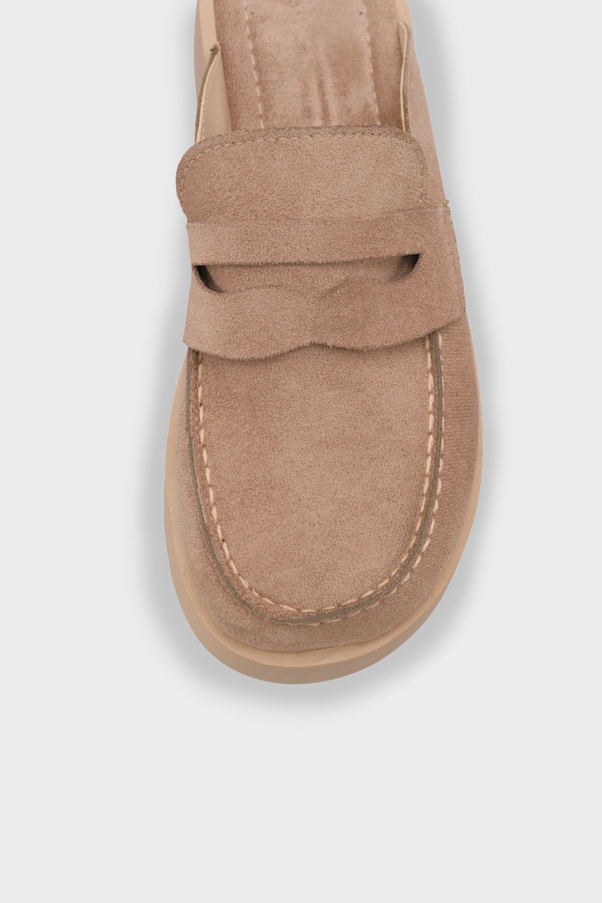 Karrie Süet Görünümlü Kadın Sabo