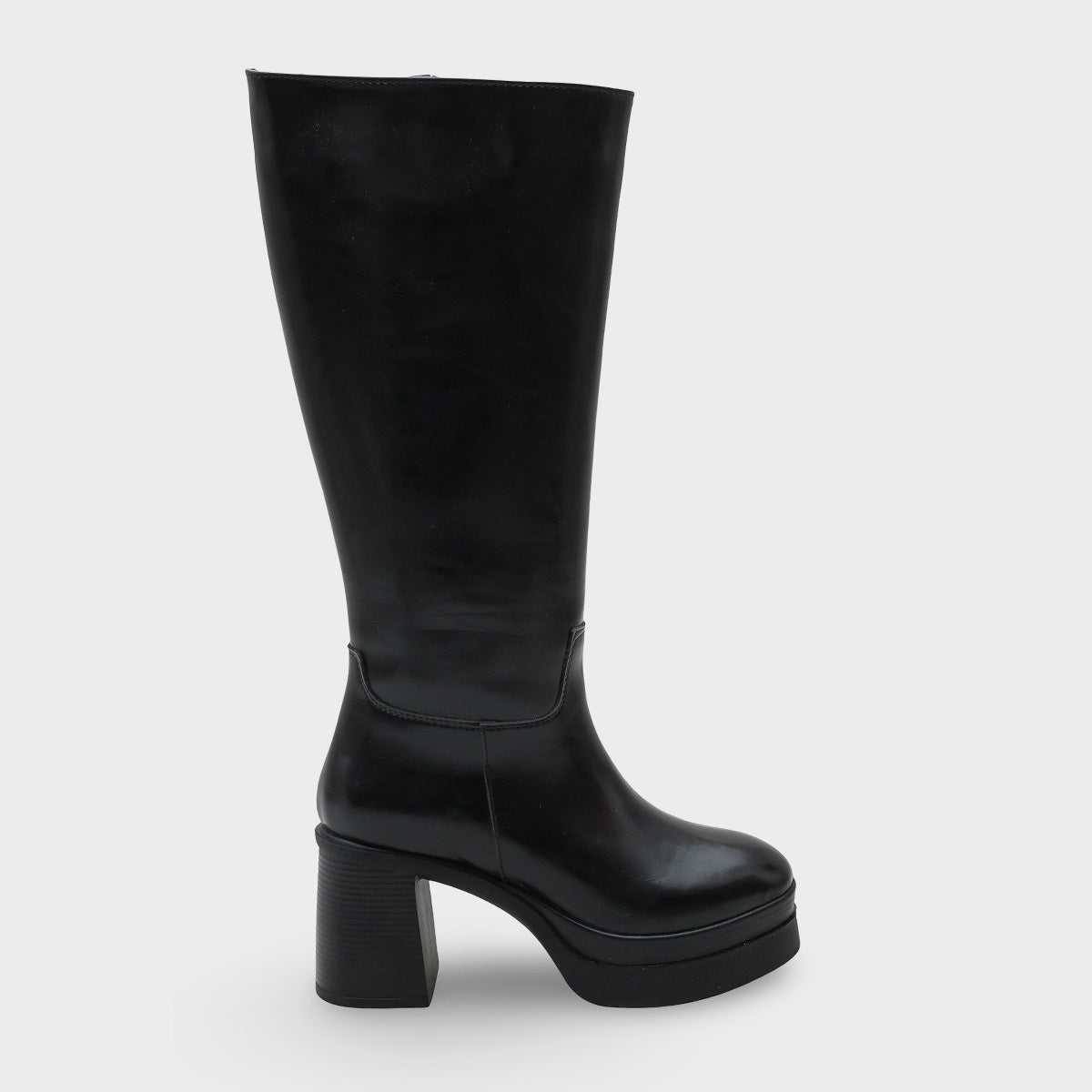 Beatrice Yuvarlak Burunlu Topuklu  Kadın  Çizme