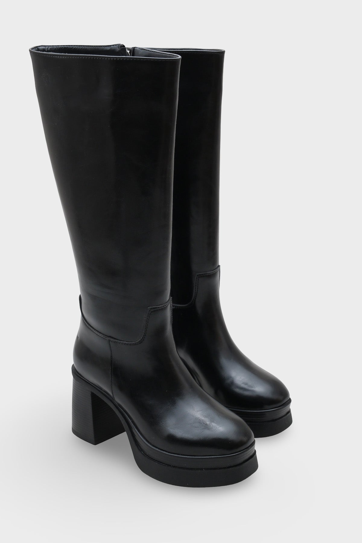 Beatrice Yuvarlak Burunlu Topuklu  Kadın  Çizme