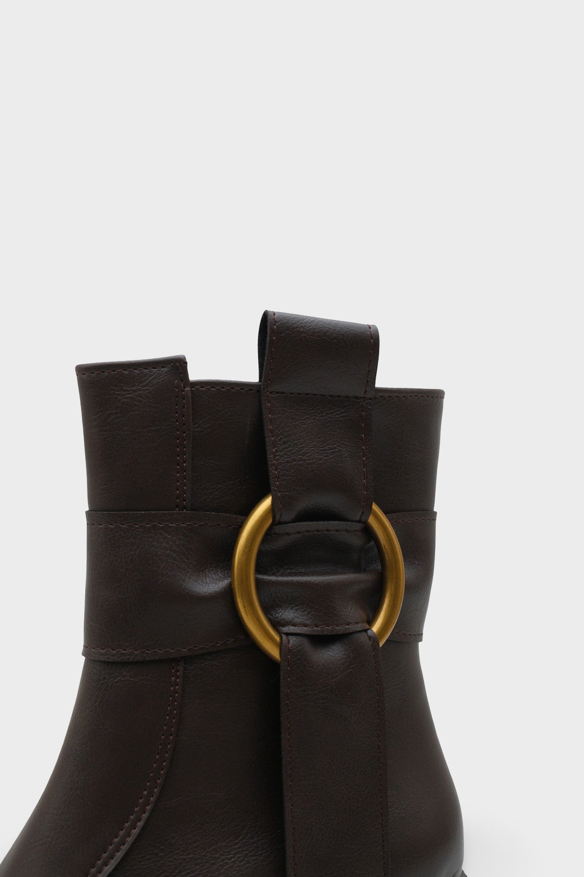 Tiffany Yuvarlak Burunlu Yandan Fermuarlı Orta Topuklu Kadın Bot