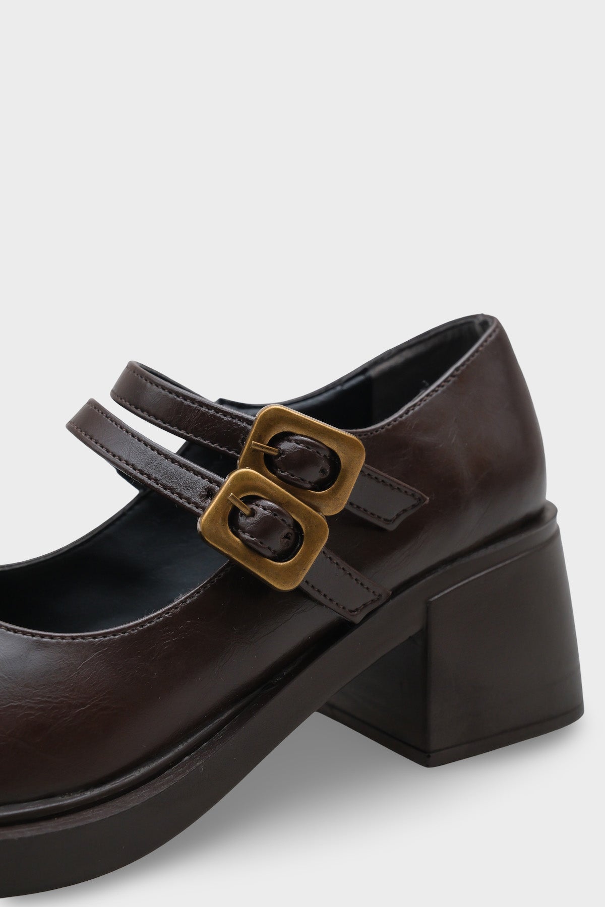 Çift Tokalı Mary Jane Kadın Ayakkabı