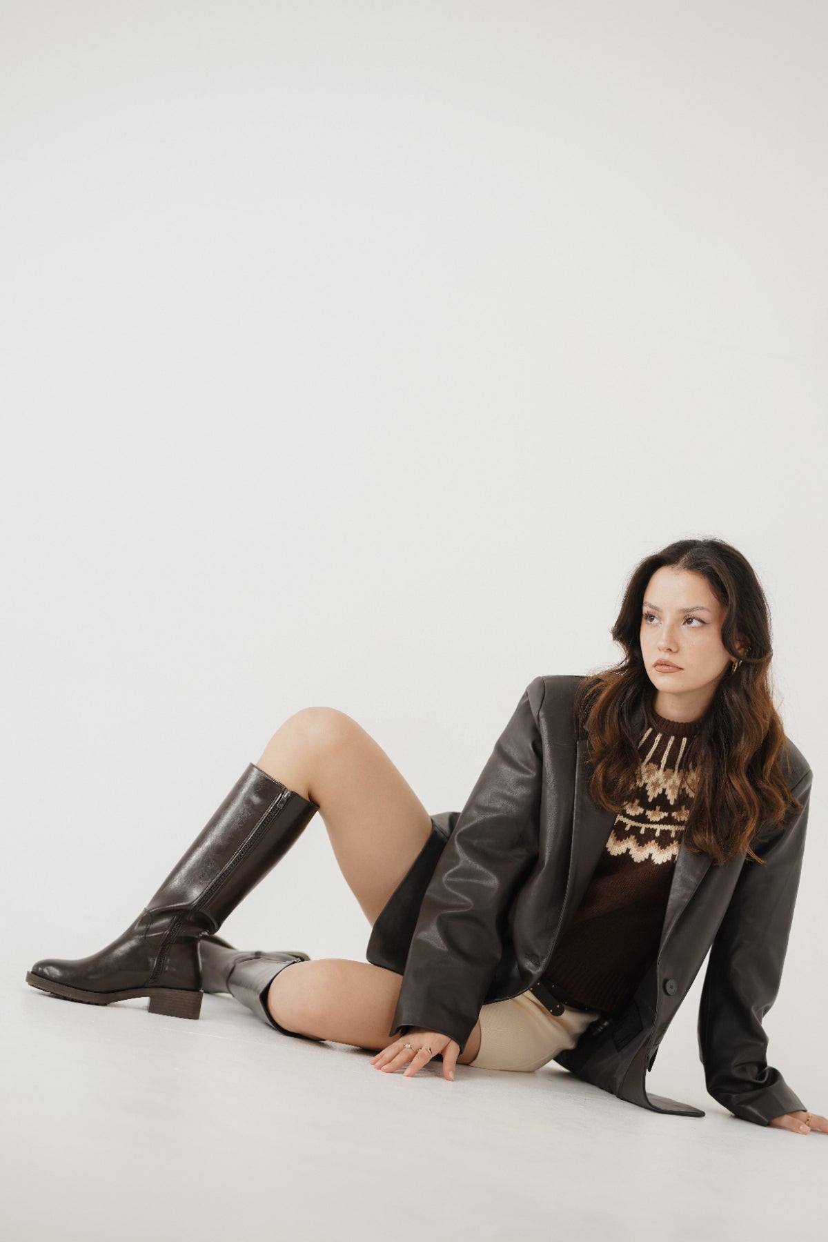 Zena Yuvarlak Burunlu Kadın Çizme