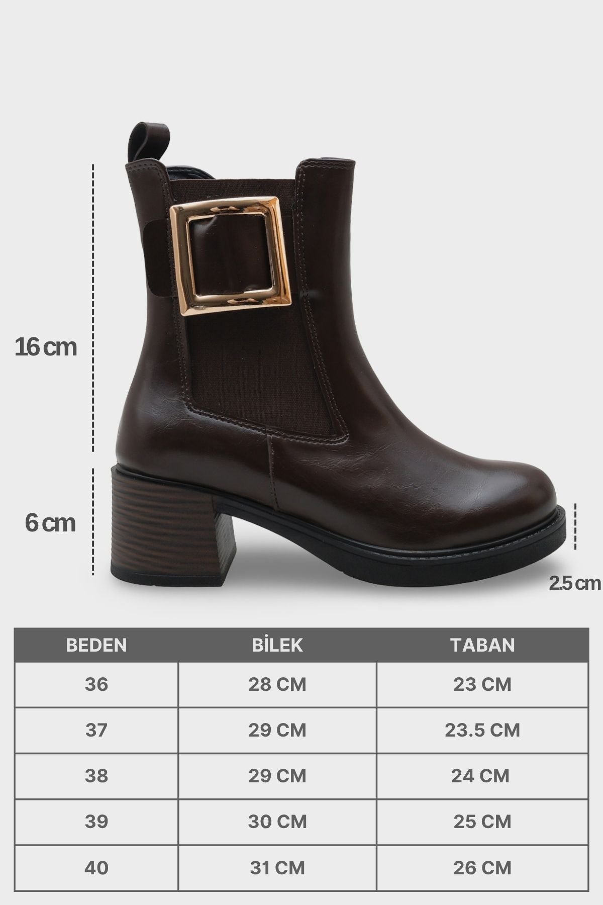 Rhody Metal Tokalı Kadın Bot