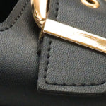 Cortney Dolgu Topuklu Çift Bantlı Tokalı Kadın Sandalet