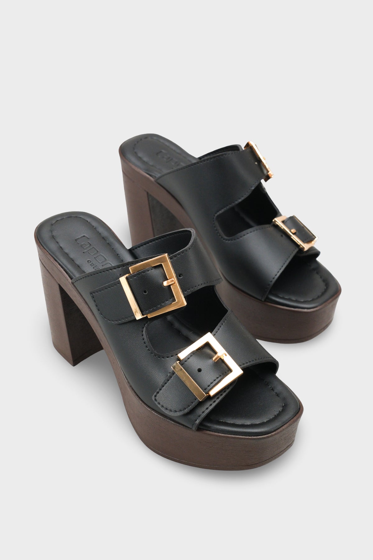 Rory Platform Çift Tokalı Kadın Terlik