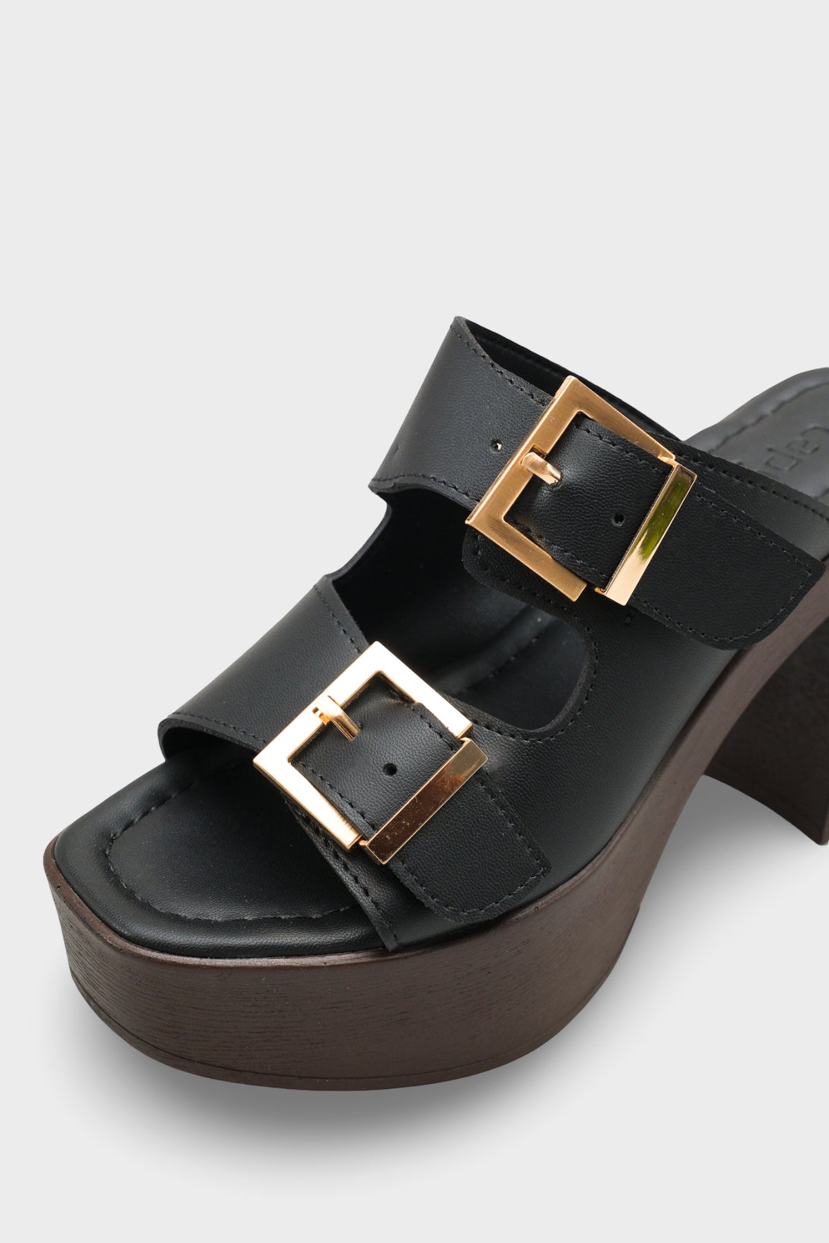 Rory Platform Çift Tokalı Kadın Terlik