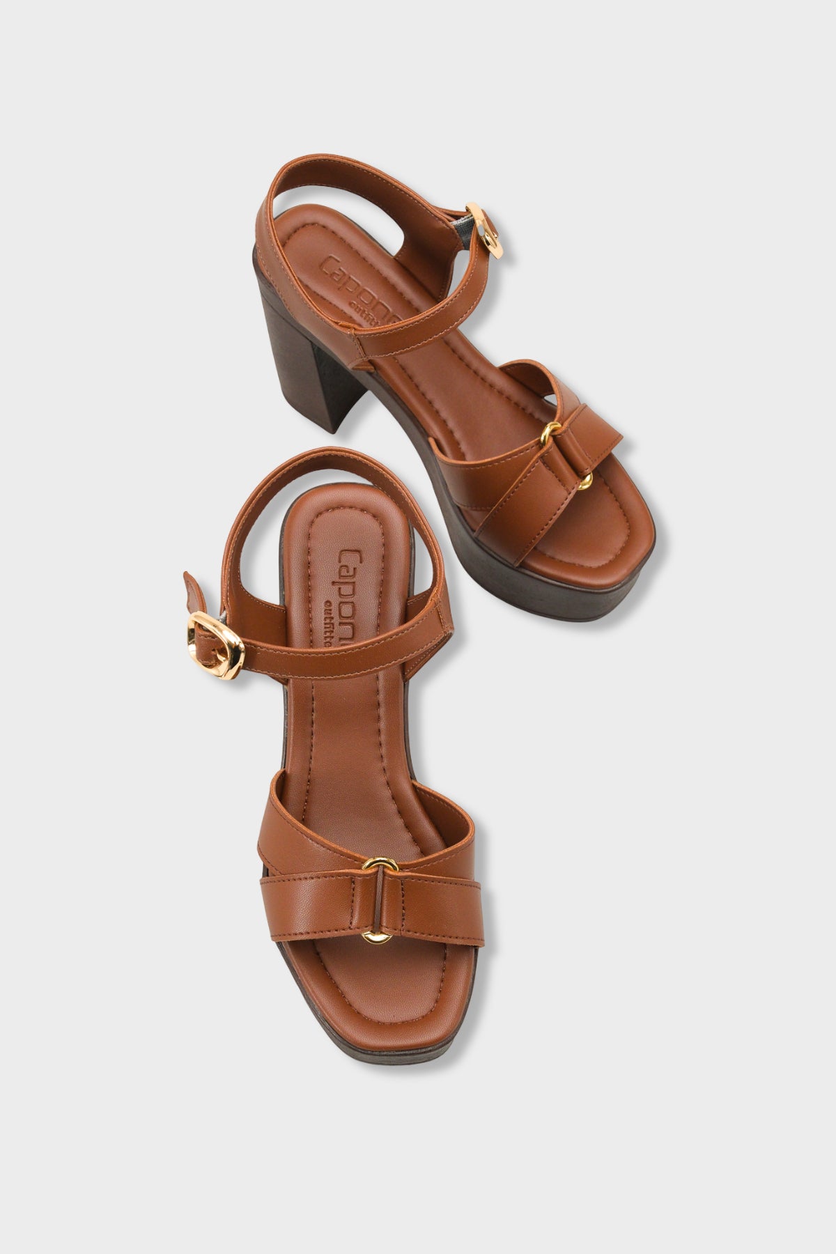 Sheilah Platform Çapraz Bantlı Bilekten Bantlı Kadın Sandalet