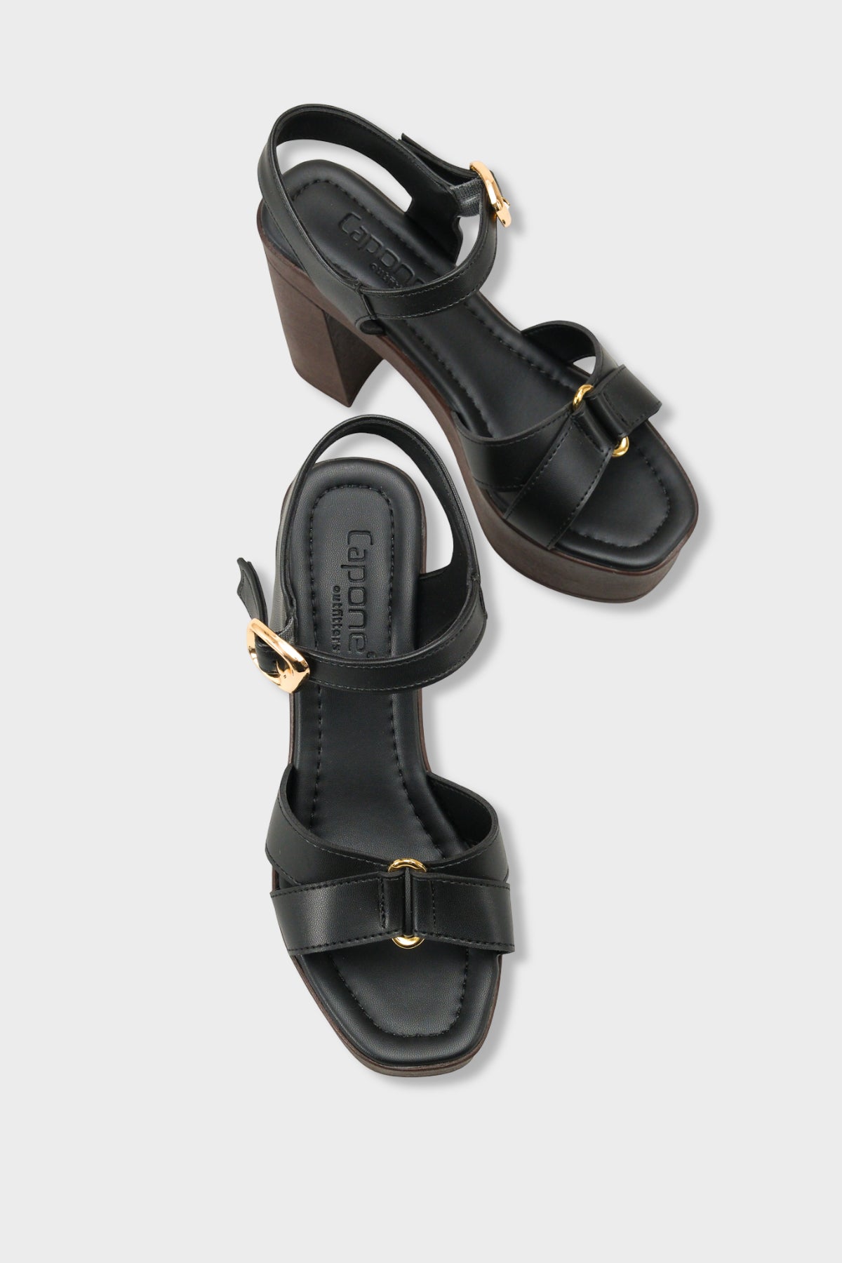 Sheilah Platform Çapraz Bantlı Bilekten Bantlı Kadın Sandalet