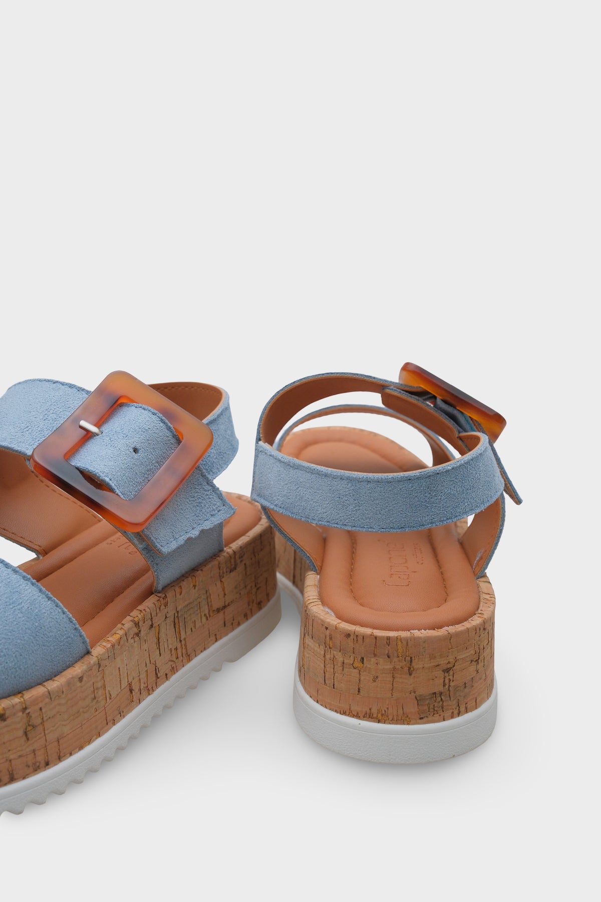 Bertie Dolgu Topuklu Bantlı Kadın Sandalet