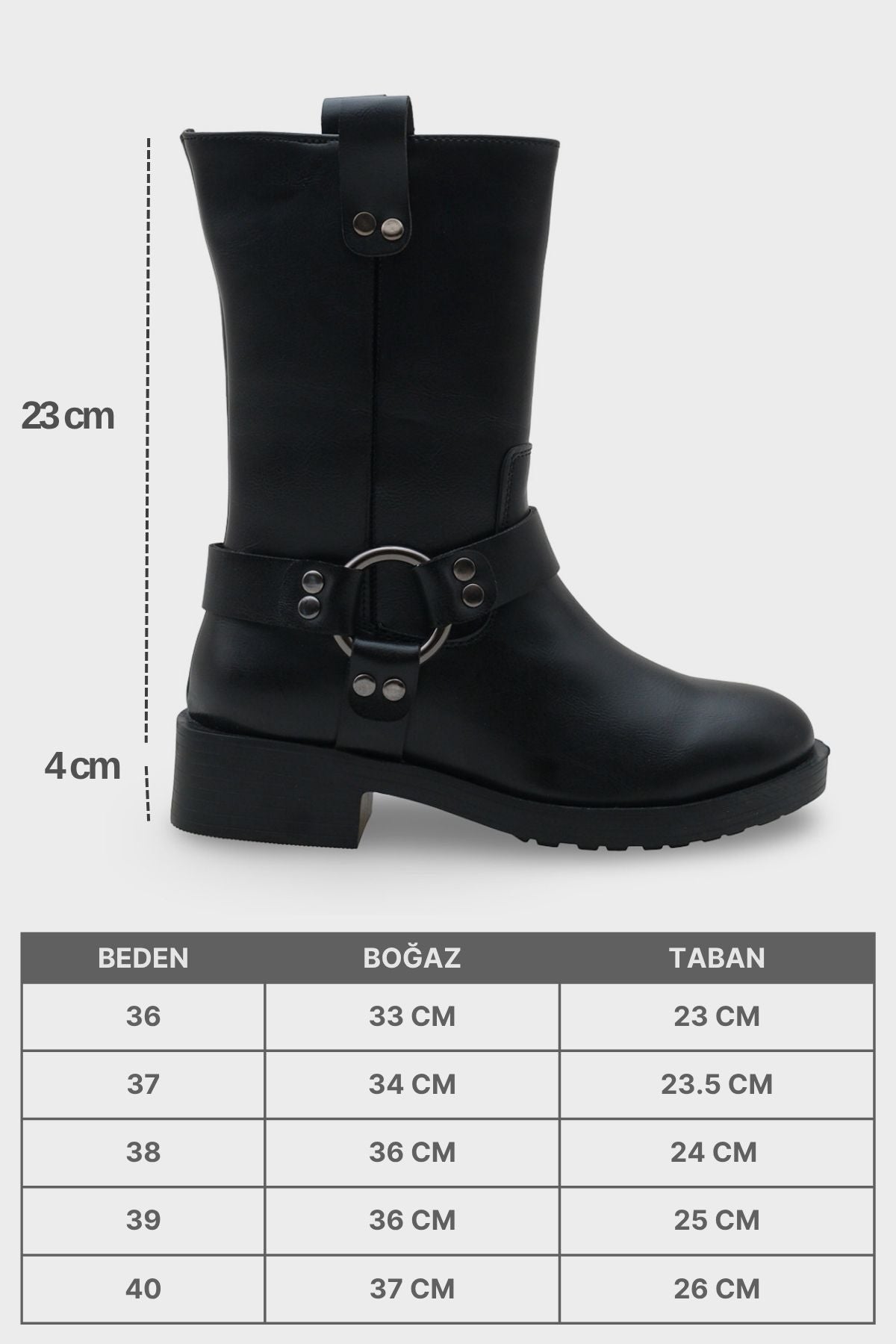 Leslie Metal Aksesuarlı Motorcu Bot