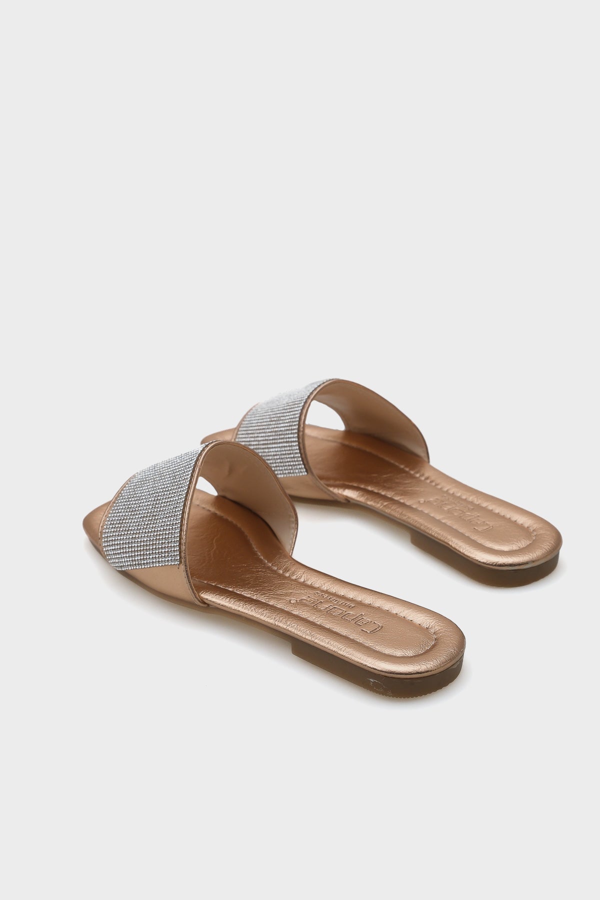 Margo Taşlı Tek Bantlı Düz Topuk Kadın Terlik