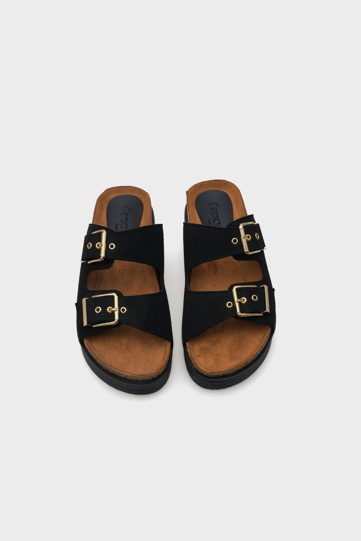 Margy Dolgu Topuklu Çift Tokalı Kadın Konfor Terlik