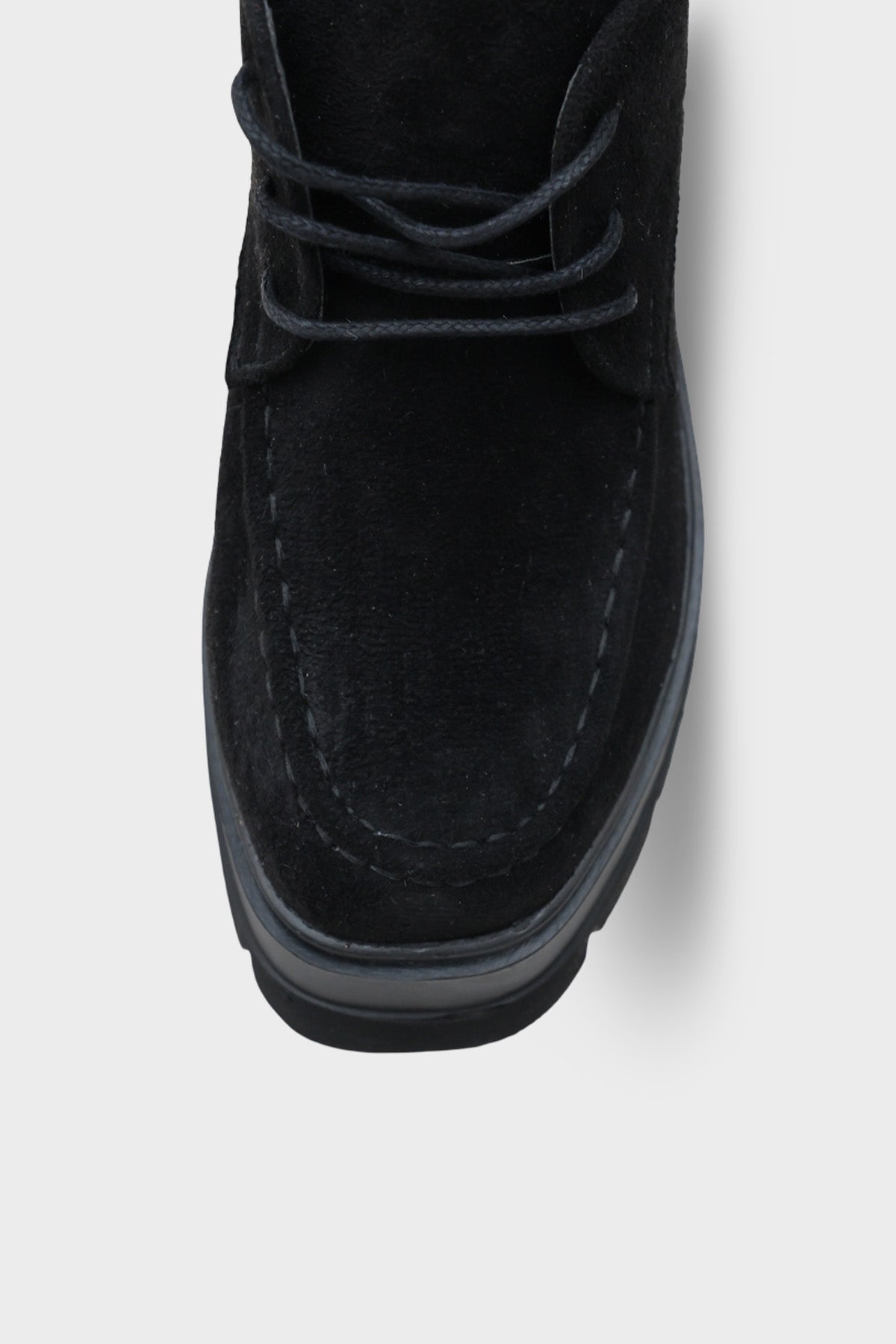 Perle 1007 Yuvarlak Burunlu Bağcıklı Orta Topuklu Kadın Loafer