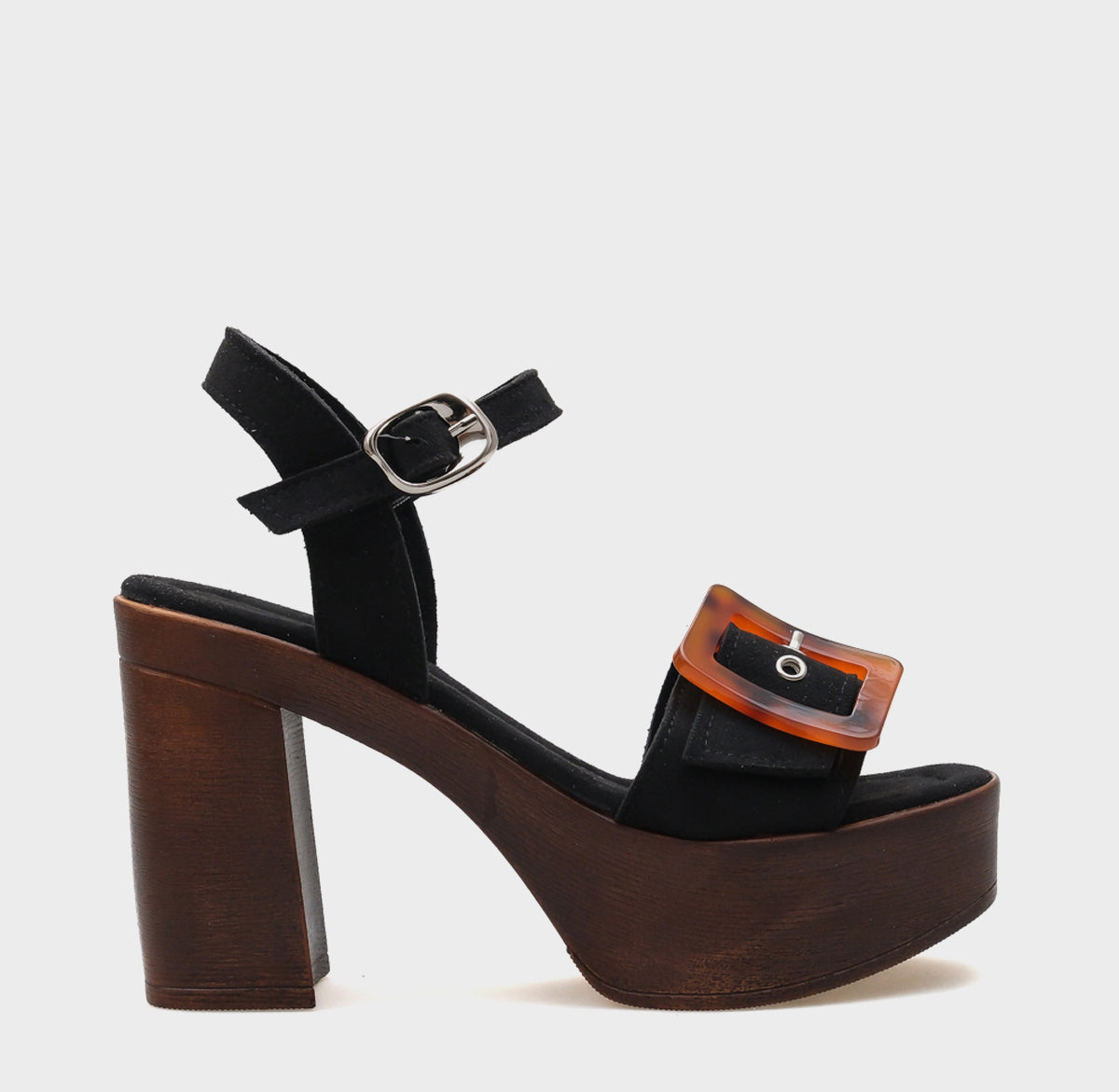 Marit Platform Leopar Tokalı Kadın Sandalet