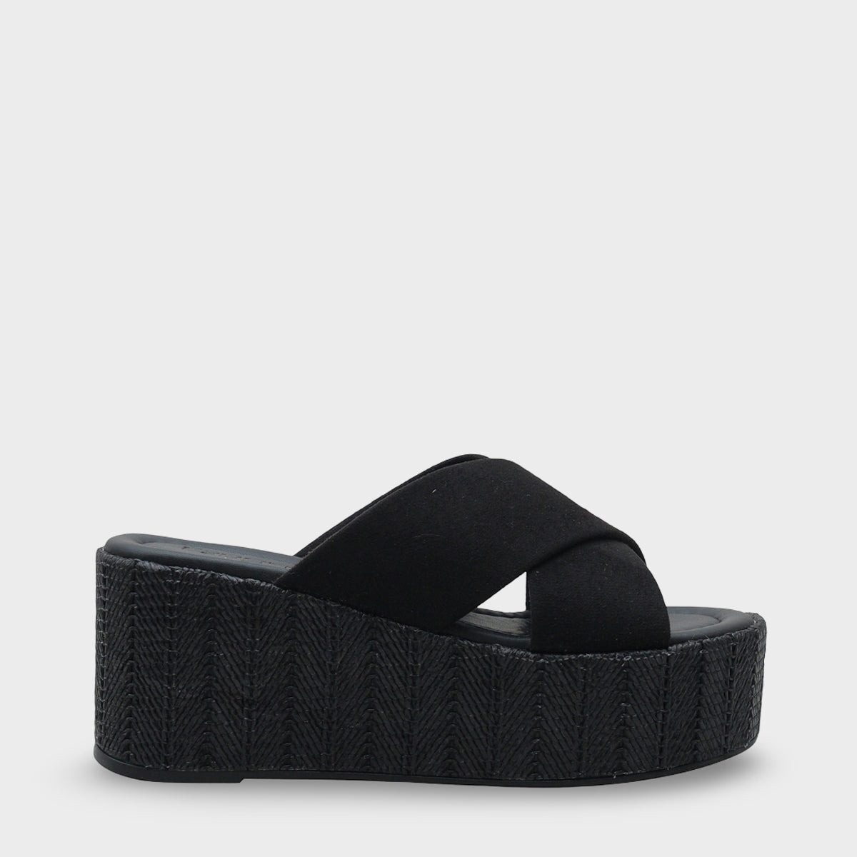 Vina Platform Çapraz Bantlı Kadın Terlik